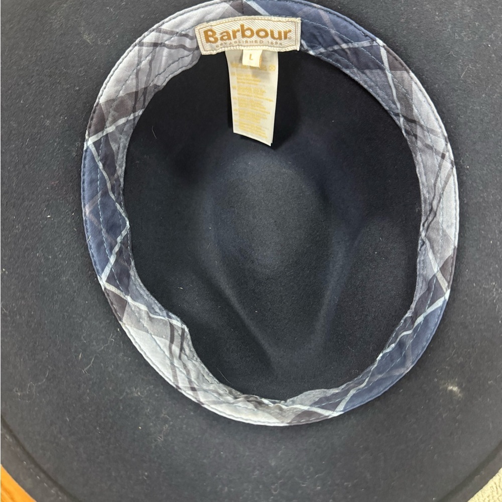 Barbour Black Fedora Hat - Picture 6 of 6